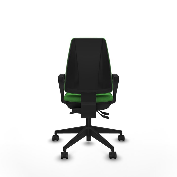 PIQUERAS Y CRESPO Silla de oficina Elche verde con mecanismo asincrónico PIQUERAS Y CRESPO Silla de oficina Elche verde con mecanismo asincrónico