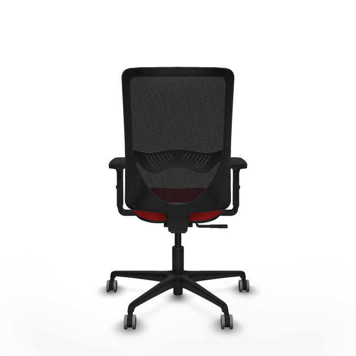 PIQUERAS Y CRESPO Silla de oficina Zulema Rojo/Negro con Mecanismo Sincro PIQUERAS Y CRESPO Silla de oficina Zulema Rojo/Negro con Mecanismo Sincro