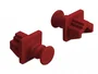DeLOCK 86510 Cubierta antipolvo para puerto RJ-45, 10 piezas, rojo