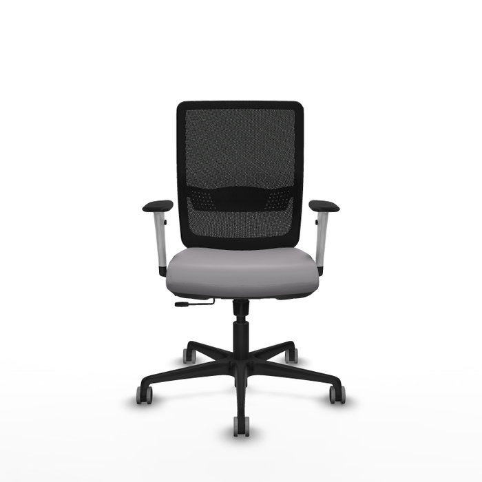 PIQUERAS Y CRESPO Silla de oficina Haches Gris con mecanismo Sincro/Traslack PIQUERAS Y CRESPO Silla de oficina Haches Gris con mecanismo Sincro/Traslack