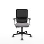 PIQUERAS Y CRESPO Silla de oficina Haches Gris con mecanismo Sincro/Traslack