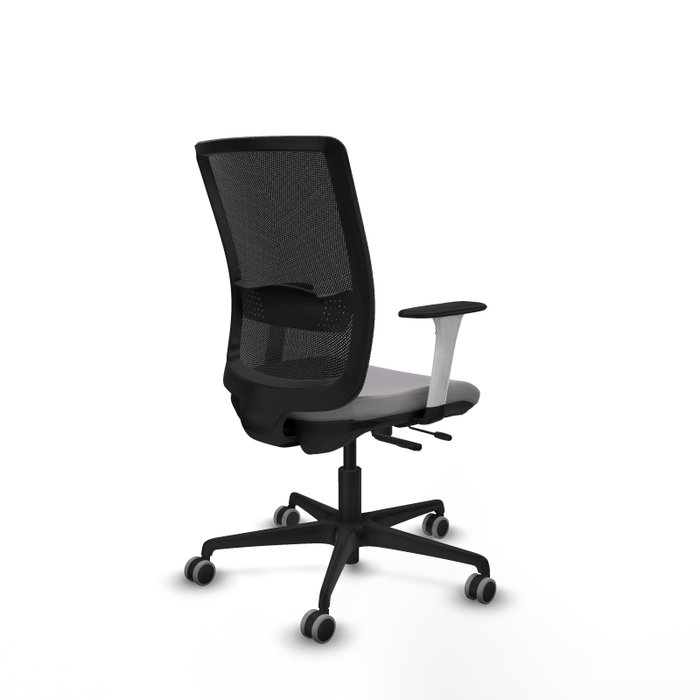PIQUERAS Y CRESPO Silla de oficina Haches Gris con mecanismo Sincro/Traslack PIQUERAS Y CRESPO Silla de oficina Haches Gris con mecanismo Sincro/Traslack