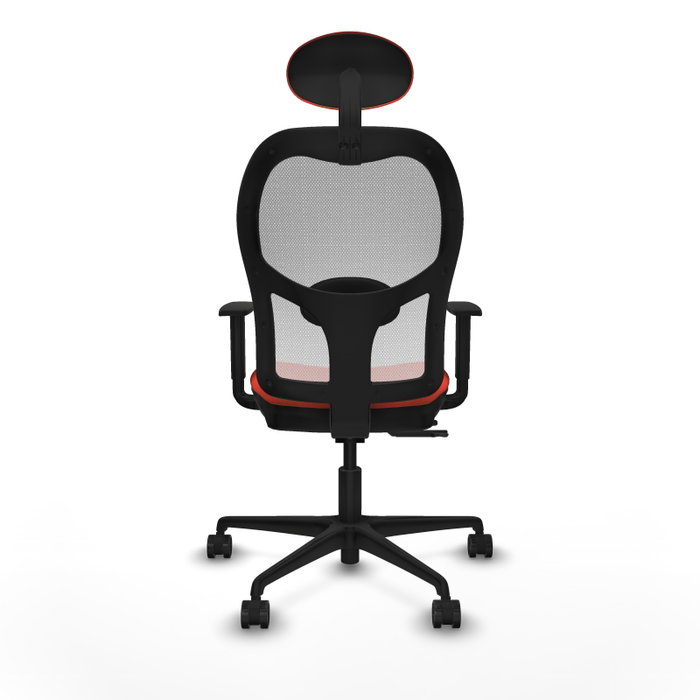 PIQUERAS Y CRESPO Silla de oficina Jorquera Naranja oscuro y Blanco PIQUERAS Y CRESPO Silla de oficina Jorquera Naranja oscuro y Blanco
