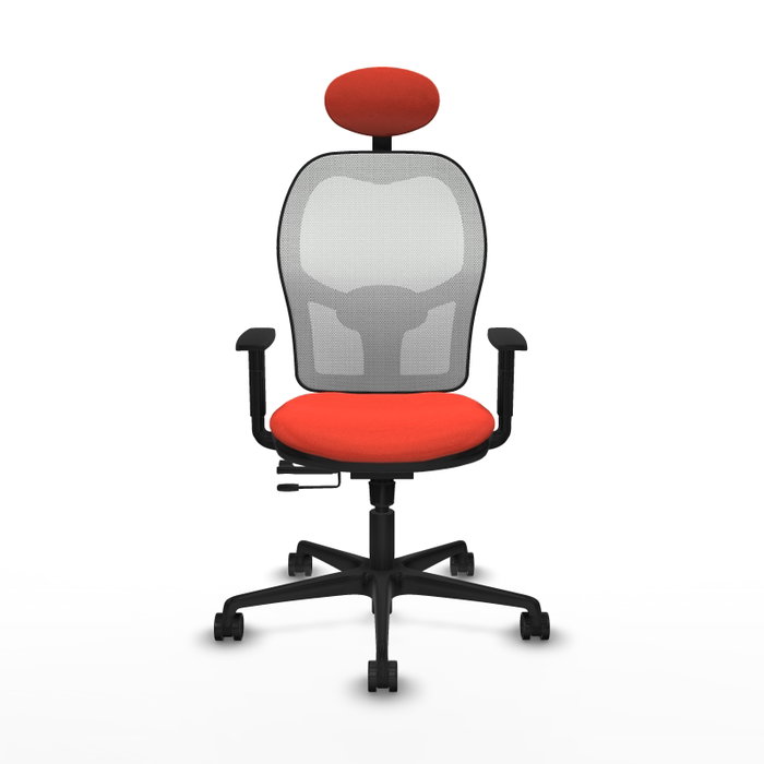 PIQUERAS Y CRESPO Silla de oficina Jorquera Naranja oscuro y Blanco PIQUERAS Y CRESPO Silla de oficina Jorquera Naranja oscuro y Blanco