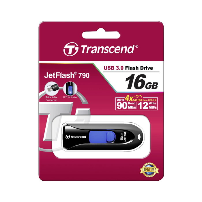 Transcend JetFlash 790 16GB Negro