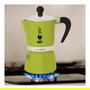Bialetti RAINBOW 3TZ grn - Cafetera Italiana de Espresso, 3 Tazas, Color Verde