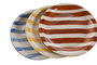 DKD Home Decor Plato Mediterraneo Azul Amarillo 26 x 3 x 26 cm (6 Unidades)