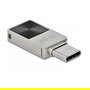 DeLOCK Mini USB 5Gbps USB-C Lápiz de Memoria 32GB USB 3.2 Gen 1, 140 MB/s, Carcasa Metal, Plata, Sin Tapa