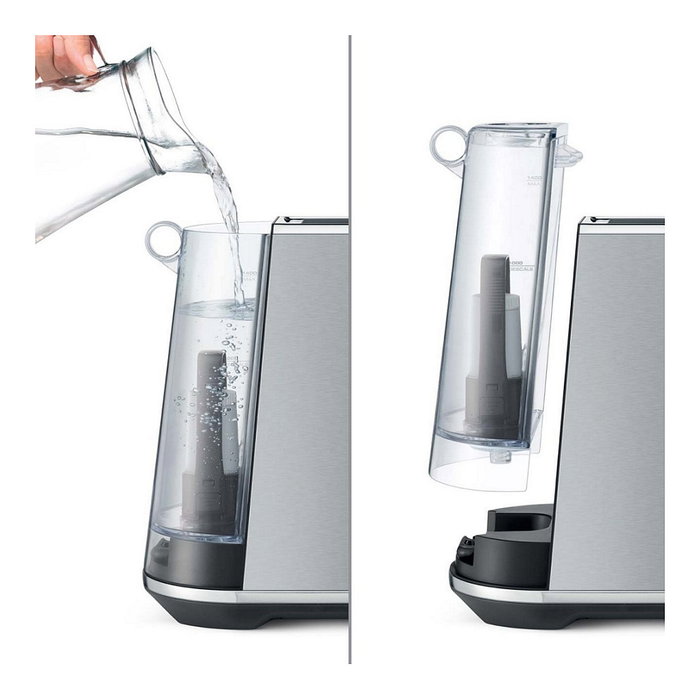 Sage Máquina de Espresso The Bambino con Vaporizador, 1600W, 1.4L, Acero Inoxidable, para Café Molido, Cappuccino y Americano