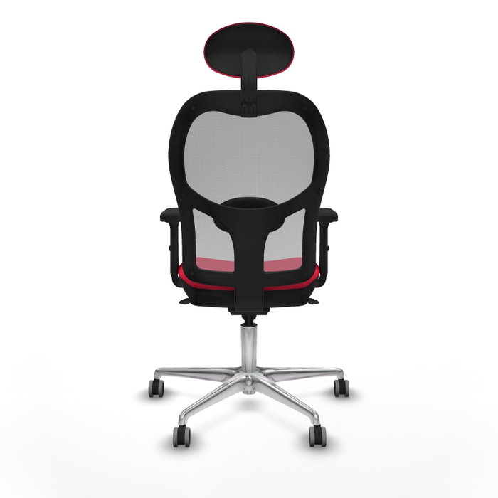 PIQUERAS Y CRESPO Silla de oficina Jorquera Roja y Gris