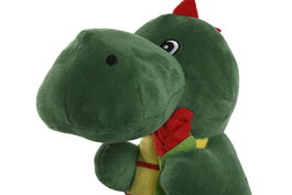 DKD Home Decor Peluche Sant Jordi Kids Verde 12 x 25 x 12 cm (6 Unidades)