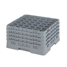 CAMBRO Cesta de lavado 36 comp. Gris claro