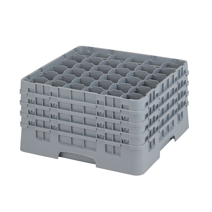 CAMBRO Cesta de lavado 36 comp. Gris claro CAMBRO Cesta de lavado 36 comp. Gris claro