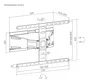 Gembird WM-90ST-02 Soporte de pared para TV 43-90 pulgadas