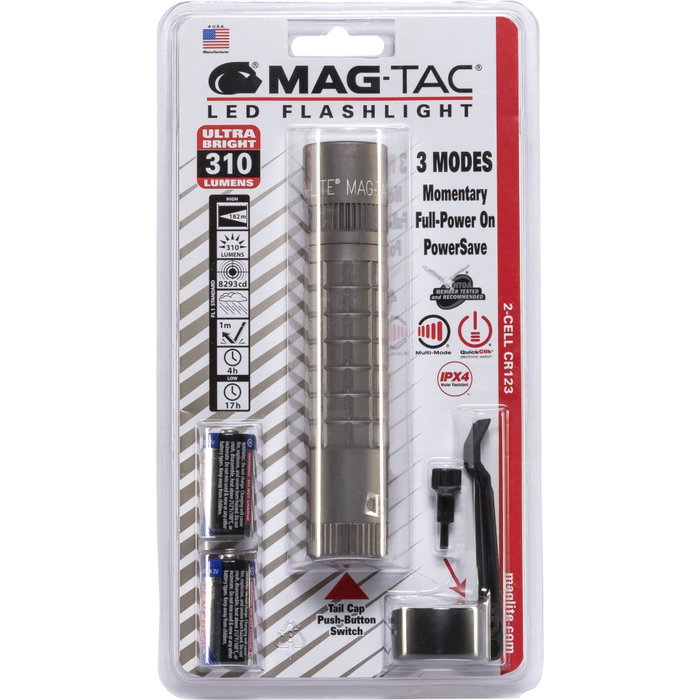 Maglite Mag-Tac Linterna LED Gris Maglite Mag-Tac Linterna LED Gris