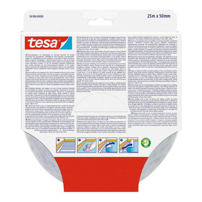 Tesa Klett-Verlegeband 25 m x 50 mm