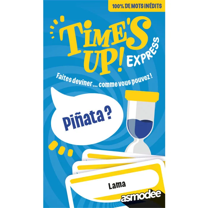 Asmodee ZYGOMATIC - Time's Up Express, Juego de mesa de fiesta familiar y portátil, de 4 a 9 jugadores, 15 minutos, a partir de 8 años