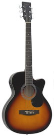 Guitarra Acústica Electrificada Daytona A401Cesb Sombreada