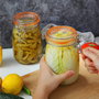 La Mediterranea Tarro Hermético Vidrio Clip 1000ml (12 Unidades)