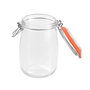La Mediterranea Tarro Hermético Vidrio Clip 1000ml (12 Unidades)
