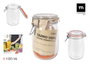 La Mediterranea Tarro Hermético Vidrio Clip 1000ml (12 Unidades)