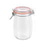 La Mediterranea Tarro Hermético Vidrio Clip 1000ml (12 Unidades)
