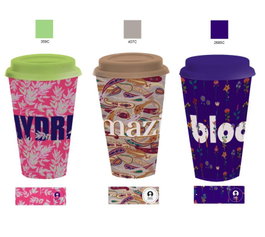 DKD Home Decor Tazas de Porcelana Daydream Multicolor Pack de 6