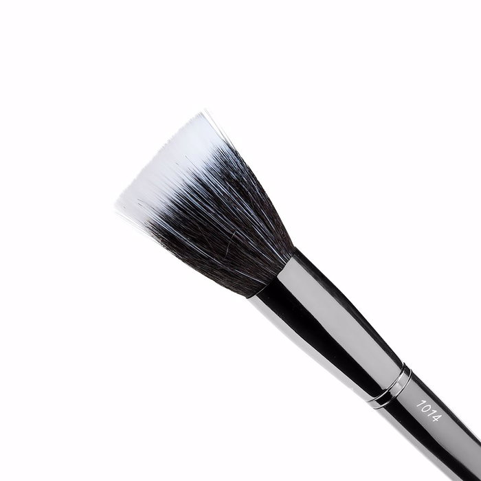 Maiko 1014 Brocha Duo de Maquillaje para Difuminar Polvos, Pelo Sintético, LUXURY GREY