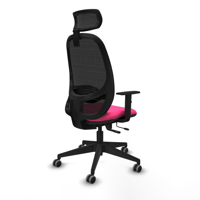 PIQUERAS Y CRESPO Silla de oficina Cilanco Rosa y Negro PIQUERAS Y CRESPO Silla de oficina Cilanco Rosa y Negro