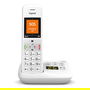 Gigaset E390A Teléfono Inalámbrico DECT con Contestador Automático, Identificador de Llamadas, Pantalla TFT 2.2", 200 Contactos, Blanco, 50 m Interior / 300 m Exterior