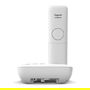 Gigaset E390A Teléfono Inalámbrico DECT con Contestador Automático, Identificador de Llamadas, Pantalla TFT 2.2", 200 Contactos, Blanco, 50 m Interior / 300 m Exterior