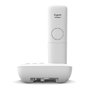 Gigaset E390A Teléfono inalámbrico con contestador blanco