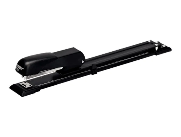 Rapid Grapadora E15 Metálica Brazo Largo Capacidad 20 Hojas Color Negro