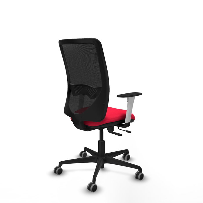 PIQUERAS Y CRESPO Silla de oficina Zulema con mecanismo Sincro/Traslack, Rojo y Negro PIQUERAS Y CRESPO Silla de oficina Zulema con mecanismo Sincro/Traslack, Rojo y Negro