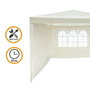 Aktive Cenador 2.7x2.7x2.55 m con 2 laterales y ventana - Beige