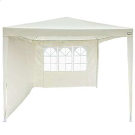 Aktive Cenador 2.7x2.7x2.55 m con 2 laterales y ventana - Beige