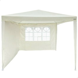 Color Baby Aktive-Cenador con 2 Laterales y Ventana, 2,7x2,7x2,55m - Beig