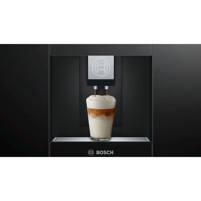 Máquina de café BOSCH CTL636ES6 HomeConnect - Tanque de 2.4L - Rinde 2 tazas simultáneamente - Acero inoxidable
