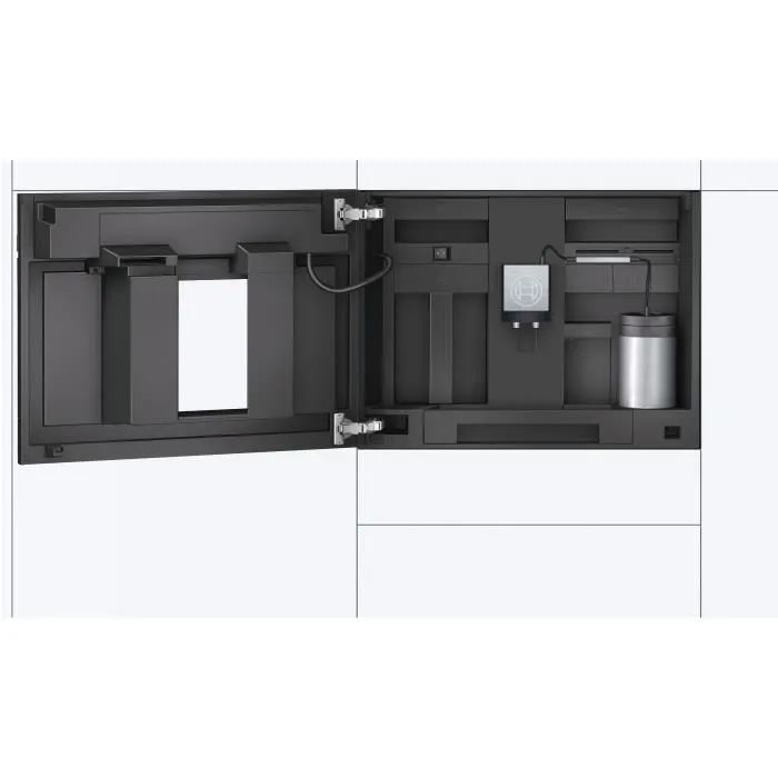 Máquina de café BOSCH CTL636ES6 HomeConnect - Tanque de 2.4L - Rinde 2 tazas simultáneamente - Acero inoxidable