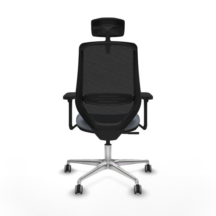 PIQUERAS Y CRESPO Silla de oficina Mardos con Mecanismo Sincro, Gris y Negro