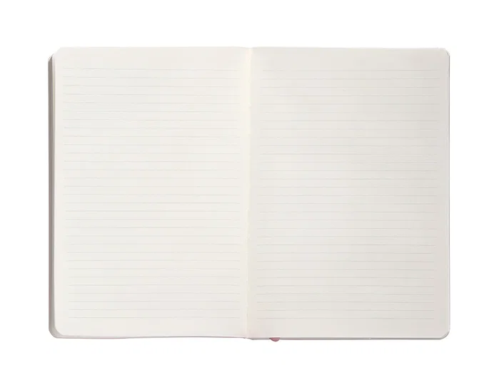 Antartik Cuaderno A5 Tapa Blanda Hojas Rayas Rosa Pastel 80 Hojas 80gr FSC