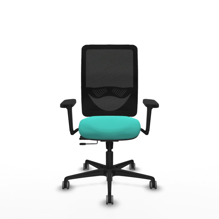 PIQUERAS Y CRESPO Silla de oficina Zulema con mecanismo Sincro/Traslack, Turquesa y Negro PIQUERAS Y CRESPO Silla de oficina Zulema con mecanismo Sincro/Traslack, Turquesa y Negro