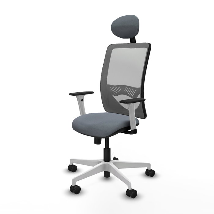 PIQUERAS Y CRESPO Silla de oficina Zulema Gris con mecanismo Sincro PIQUERAS Y CRESPO Silla de oficina Zulema Gris con mecanismo Sincro