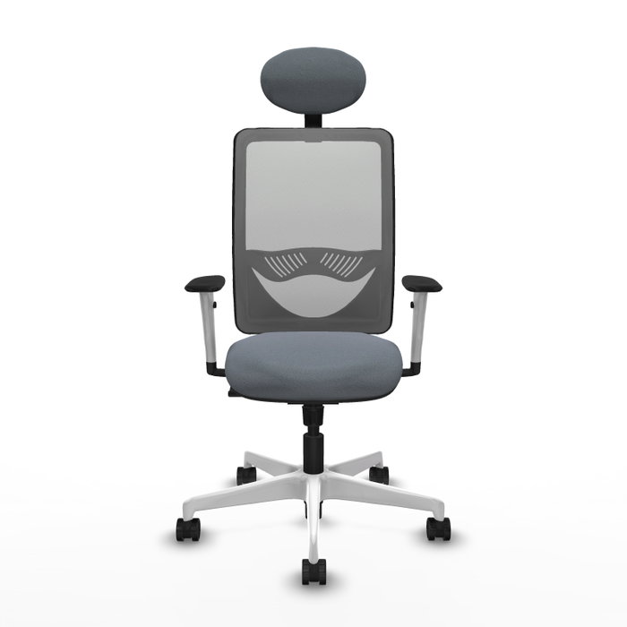 PIQUERAS Y CRESPO Silla de oficina Zulema Gris con mecanismo Sincro PIQUERAS Y CRESPO Silla de oficina Zulema Gris con mecanismo Sincro