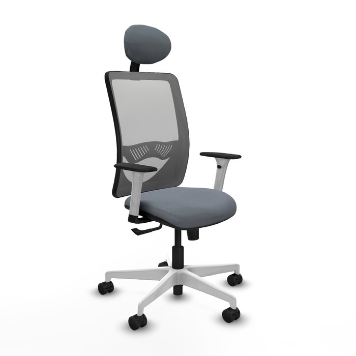 PIQUERAS Y CRESPO Silla de oficina Zulema Gris con mecanismo Sincro PIQUERAS Y CRESPO Silla de oficina Zulema Gris con mecanismo Sincro