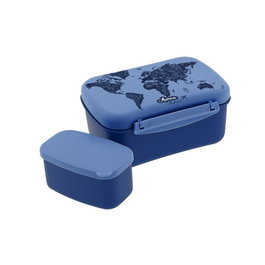 AUREA Tupper Hermético con Placa Refrigerante Dark Blue Sketch MA