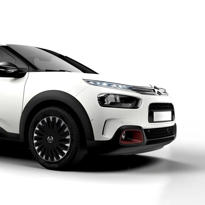 Omp OMPS07021412 Juego 4 Tapacubos Stinger Negro-Plata 14 Pulgadas Omp OMPS07021412 Juego 4 Tapacubos Stinger Negro-Plata 14 Pulgadas