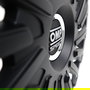 Omp OMPS07021412 Juego 4 Tapacubos Stinger Negro-Plata 14 Pulgadas