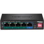 Trendnet TPE-TG51G Switch 5 Puertos Gigabit Ethernet 10/100/1000 Mbps con PoE