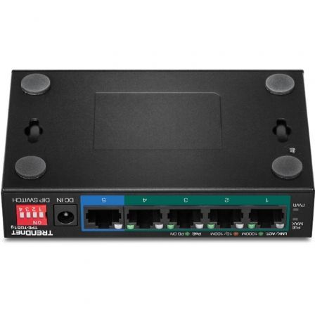 Trendnet TPE-TG51G Switch 5 Puertos Gigabit Ethernet 10/100/1000 Mbps con PoE Trendnet TPE-TG51G Switch 5 Puertos Gigabit Ethernet 10/100/1000 Mbps con PoE